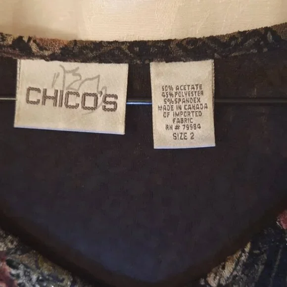 Chicos Travel Top - Picture 6 of 6